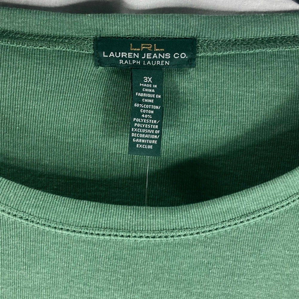 Ralph Lauren Sage Long Sleeve Top - Picture 2 of 3